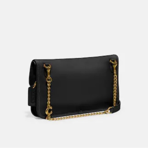 Coach Fold over cut out clutch crossbody - Picture 3 of 7